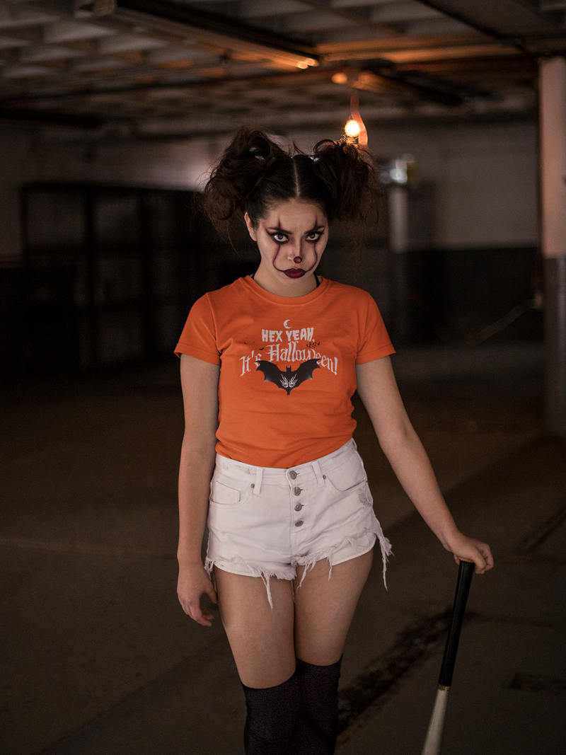 'Hex Yeah, It's Halloween!' Unisex Heavy Cotton Tee.