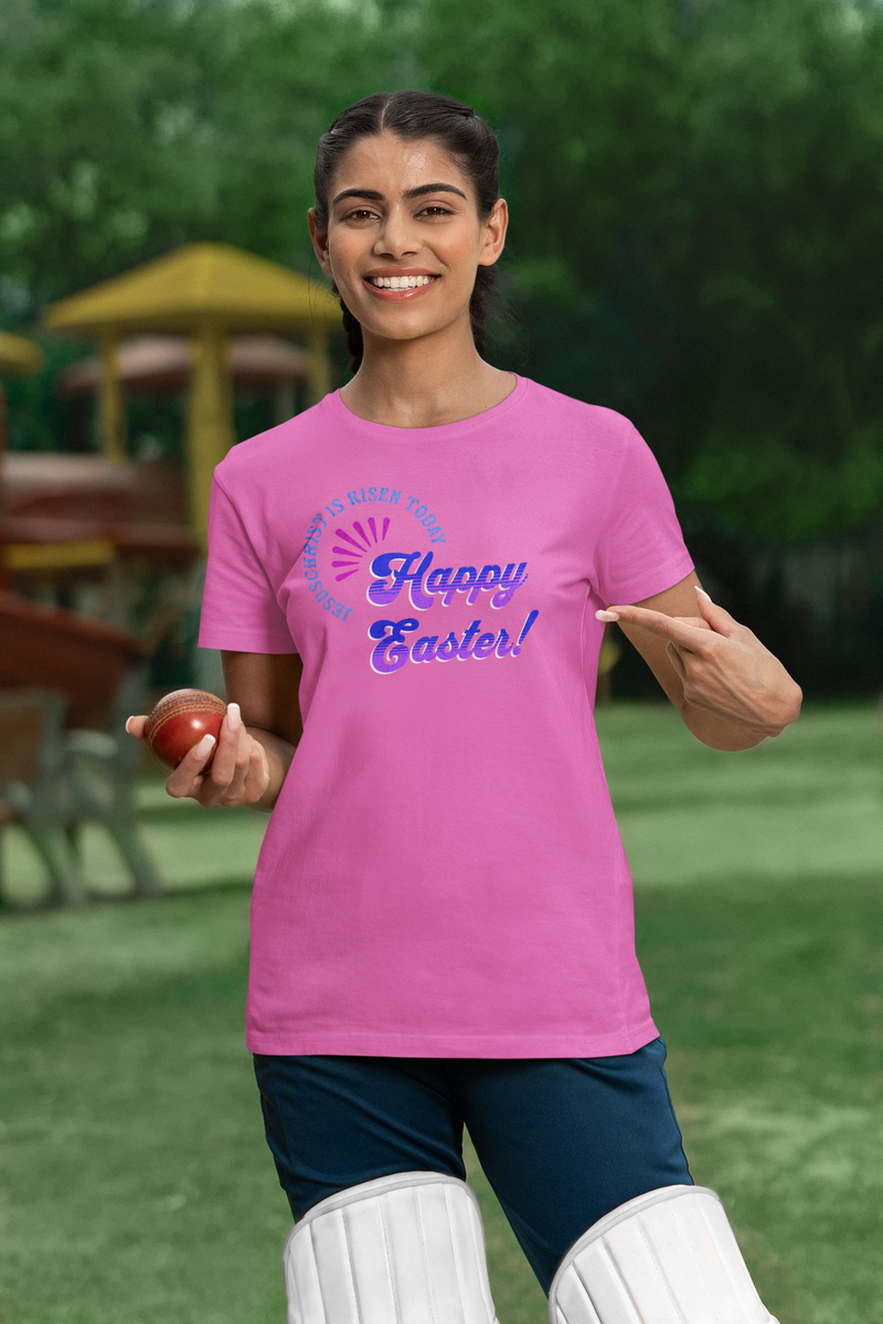 'JesusChrist is risen today...Happy Easter!.' Unisex Heavy Cotton Tee.