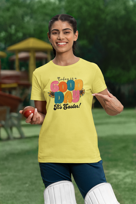 'Today is a Good Day, It's Easter!' Unisex Softstyle T-Shirt | Celebrate Spring in Comfort