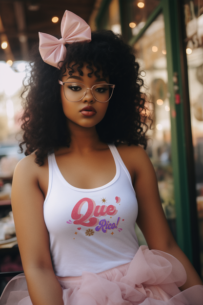 'Que Rico!' Unisex Jersey Tank.