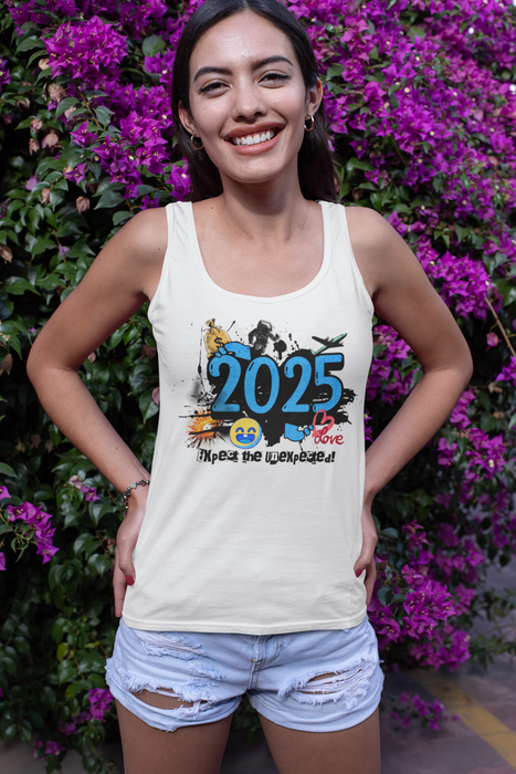 '2025 Expect The Unexpected' Unisex Jersey Tank.