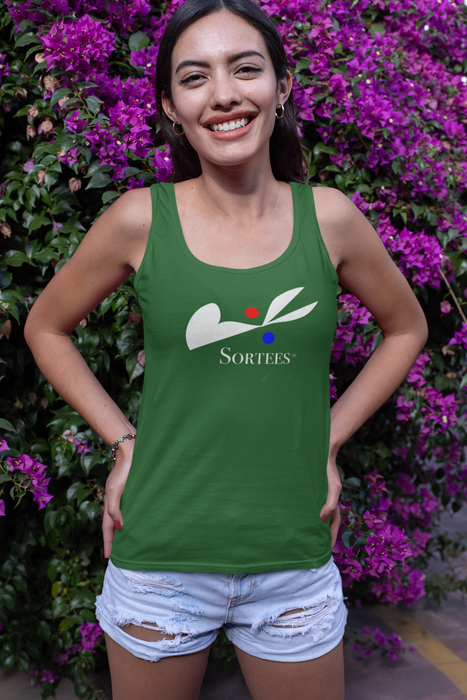 'Sortees' Unisex Jersey Tank (white version)