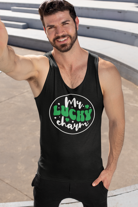 'Mr. Lucky Charm' Unisex Jersey Tank.