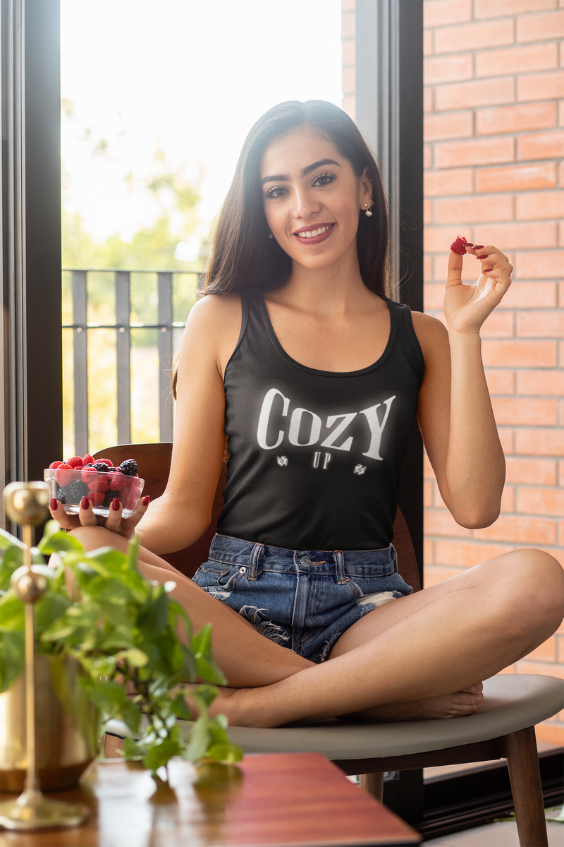'Cozy Up' Unisex Jersey Tank.