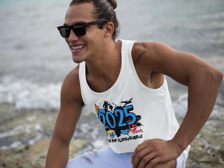 '2025 Expect The Unexpected' Unisex Jersey Tank.
